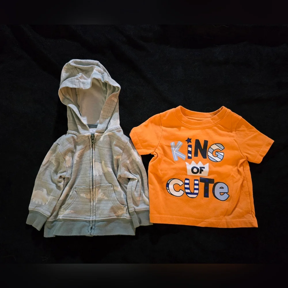 18 Pieces Infant Baby Boy Size 0-3 Months Various Brands Clothing Lot Bundle